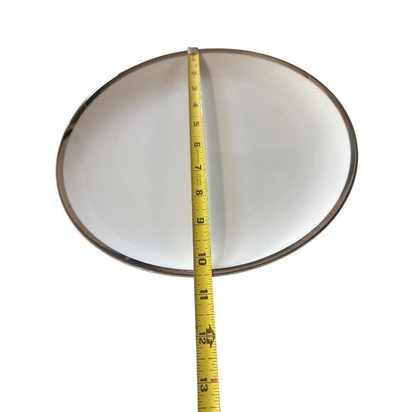 Sango Fine China Pallas Place Setting 7 Pc White & Silver Trim Elegant Design - Picture 8 of 10